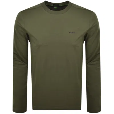 Boss Athleisure Boss Long Sleeved T Shirt Green