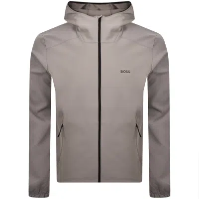Boss Athleisure Boss Lw Cruiselite Jacket Grey In Gray
