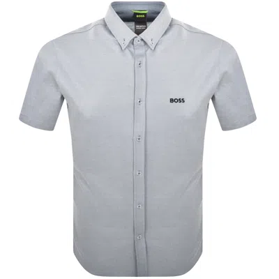 Boss Athleisure Boss Motion Regular Fit Shirt Grey In Gray
