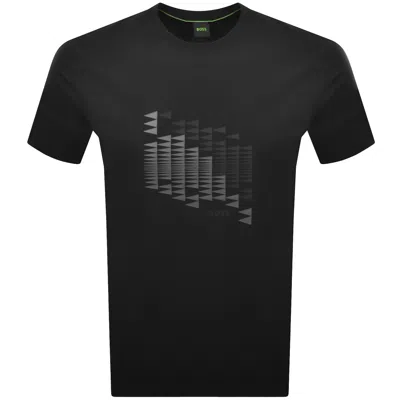 Boss Athleisure Boss Network Flag T Shirt Black