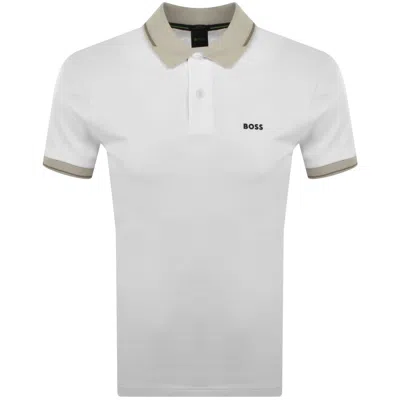Boss Athleisure Boss Network Paule Polo T Shirt White