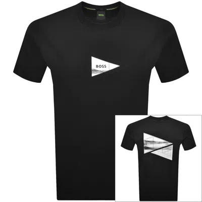 Boss Athleisure Boss Network Photo T Shirt Black
