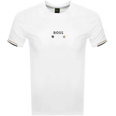 Boss Athleisure Boss Open 25 T Shirt White