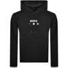 Boss Athleisure Boss Open Hoodie Black In Black