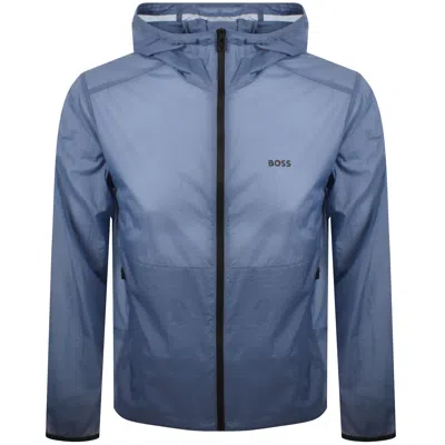 Boss Athleisure Boss Sicon Active Full Zip Hoodie Blue