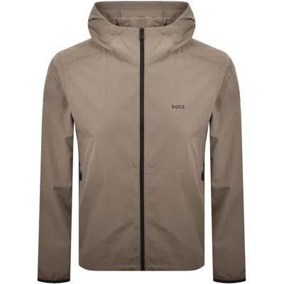 Boss Athleisure Boss Ow Airynix Jacket Brown