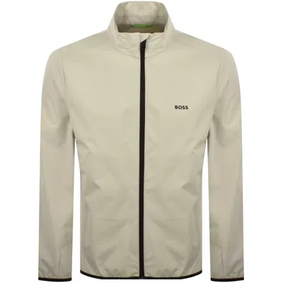 Boss Athleisure Boss Ow Goc Swing Jacket Cream In Neutral