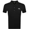 Boss Athleisure Boss Paddy Open 25 Polo Black In Black