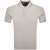 Boss Athleisure Boss Paddy Polo T Shirt Beige In Beige