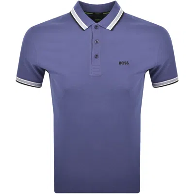 Boss Athleisure Boss Paddy Polo T Shirt Blue