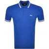 BOSS ATHLEISURE BOSS PADDY POLO T SHIRT BLUE