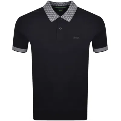Boss Athleisure Boss Paddy Polo T Shirt Dark Blue