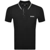 BOSS ATHLEISURE BOSS PADDY PRO POLO T SHIRT BLACK