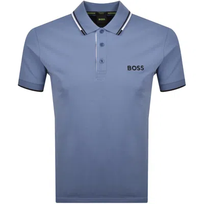 Boss Athleisure Boss Paddy Pro Polo T Shirt Blue