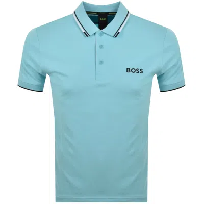 Boss Athleisure Boss Paddy Pro Polo T Shirt Blue