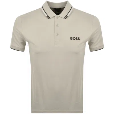 Boss Athleisure Boss Paddy Pro Polo T Shirt Light Beige