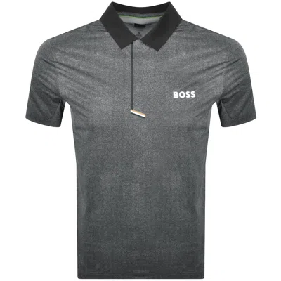 Boss Athleisure Boss Paddy Tech Polo T Shirt Black
