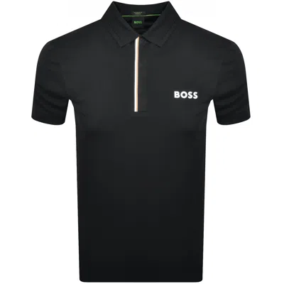 Boss Athleisure Boss Paddytech Pro Polo T Shirt Black
