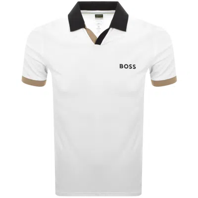 Boss Athleisure Boss Palle Toc Polo T Shirt White