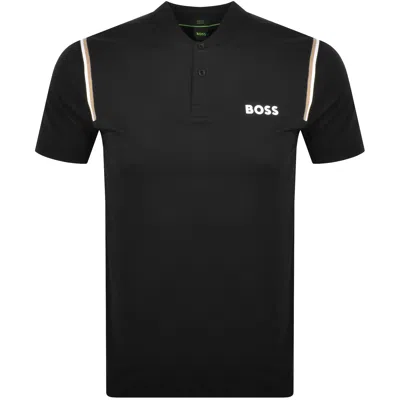 Boss Athleisure Boss Pariq Mb 8 Slim Fit Polo T Shirt Black