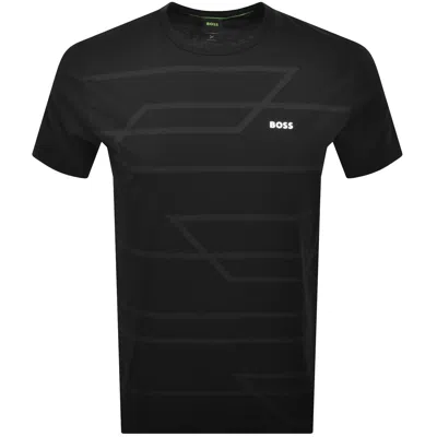 Boss Athleisure Boss Pattern T Shirt Black