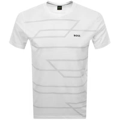 Boss Athleisure Boss Pattern T Shirt White