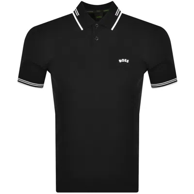 Boss Athleisure Boss Paul Curved Polo T Shirt Black
