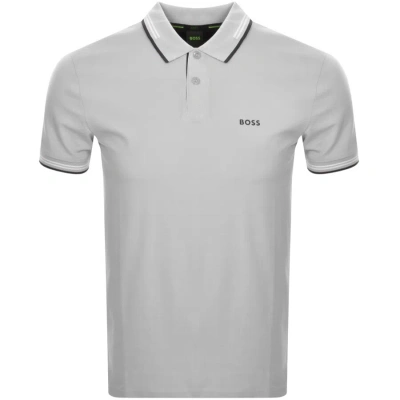 Boss Athleisure Boss Paul Polo T Shirt Grey