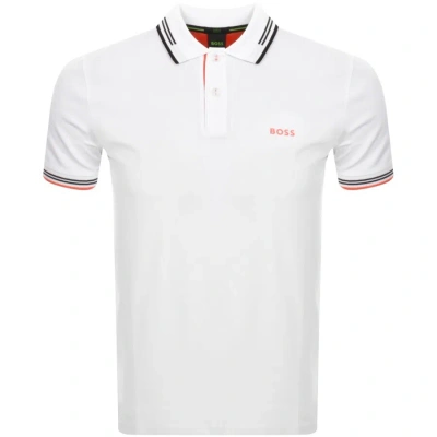 Boss Athleisure Boss Paul Polo T Shirt White