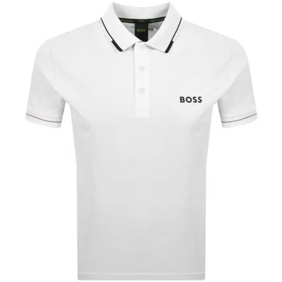 Boss Athleisure Boss Paul Pro Polo T Shirt White