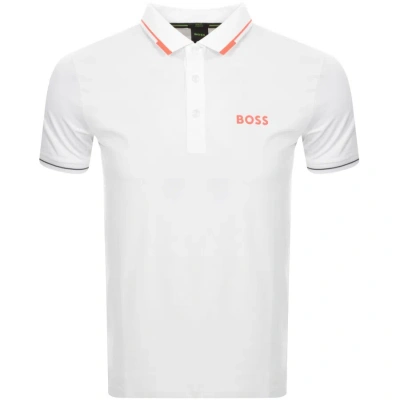 Boss Athleisure Boss Paul Pro Polo T Shirt White