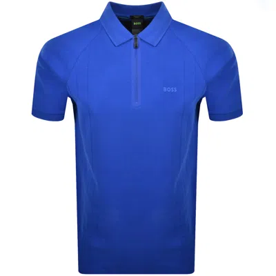 Boss Athleisure Boss Philix Dropneedle Polo T Shirt Blue