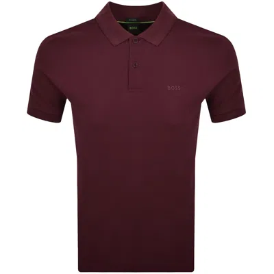 Boss Athleisure Boss Pio 1 Polo T Shirt Burgundy