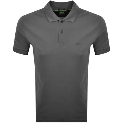 Boss Athleisure Boss Pio 1 Polo T Shirt Grey In Gray