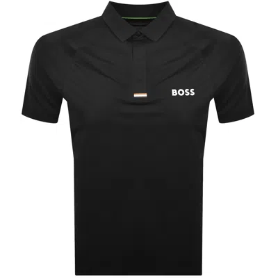 Boss Athleisure Boss Pl Goc Paddy Tech Polo T Shirt Black