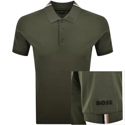 Boss Athleisure Boss Pl Goc Rank Polo T Shirt Green
