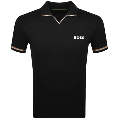 Boss Athleisure Boss Pl Toc Serve 2 Polo T Shirt Black