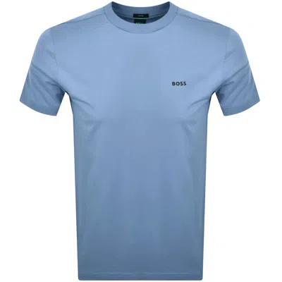 Boss Athleisure Boss Regular Fit T Shirt Open Blue In Multi