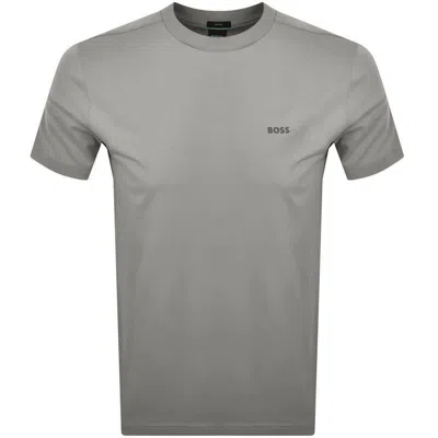Boss Athleisure Boss Regular Fit T Shirt Open Grey In Gray