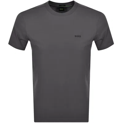 Boss Athleisure Boss Regular Fit T Shirt Open Grey In Gray