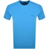 Boss Athleisure Boss Regular Fit Tee T Shirt Turquoise In Blue