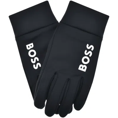 Boss Athleisure Boss Running Gloves Navy