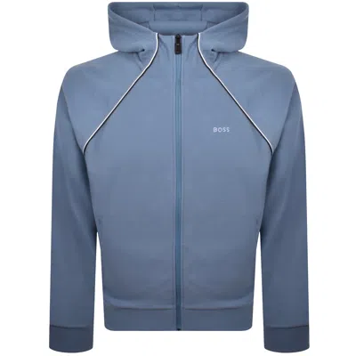 Boss Athleisure Boss Saggy Full Zip Hoodie Blue
