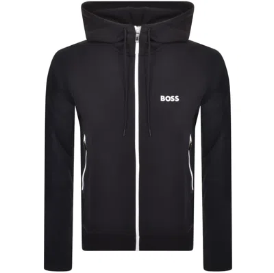 Boss Athleisure Boss Saggy Full Zip Hoodie Navy