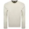 Boss Athleisure Boss Salbo Sweatshirt Beige In White
