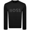 Boss Athleisure Boss Salbo Sweatshirt Black In Black