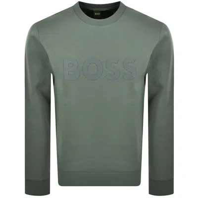 Boss Athleisure Boss Salbo Sweatshirt Green