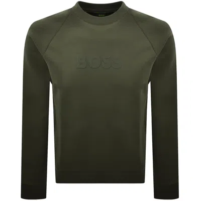 Boss Athleisure Boss Salbo Sweatshirt Green