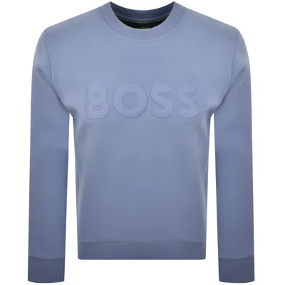 Boss Athleisure Boss Salbo Sweatshirt Light Blue