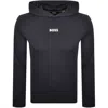 Boss Athleisure Boss Scott Active Hoodie Dark Navy In Black